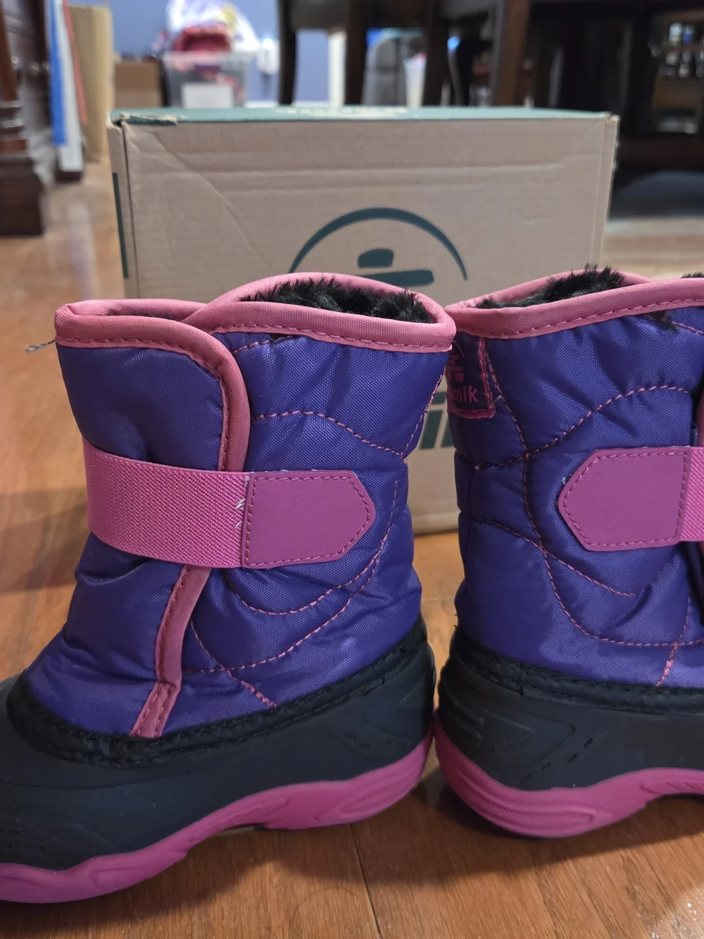 Kamik Girls Purple & Pink Snow Boots